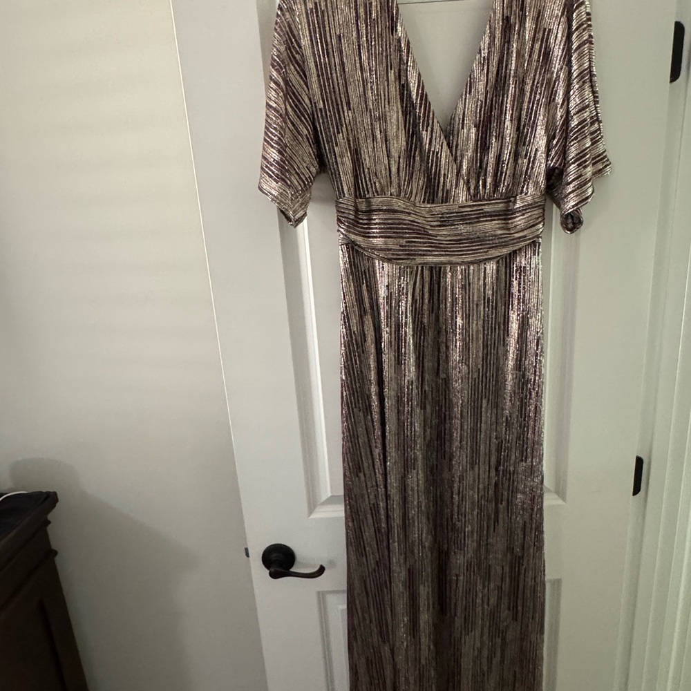 Lilly Pulitzer Dress Burgundy and Gold (Size:M)